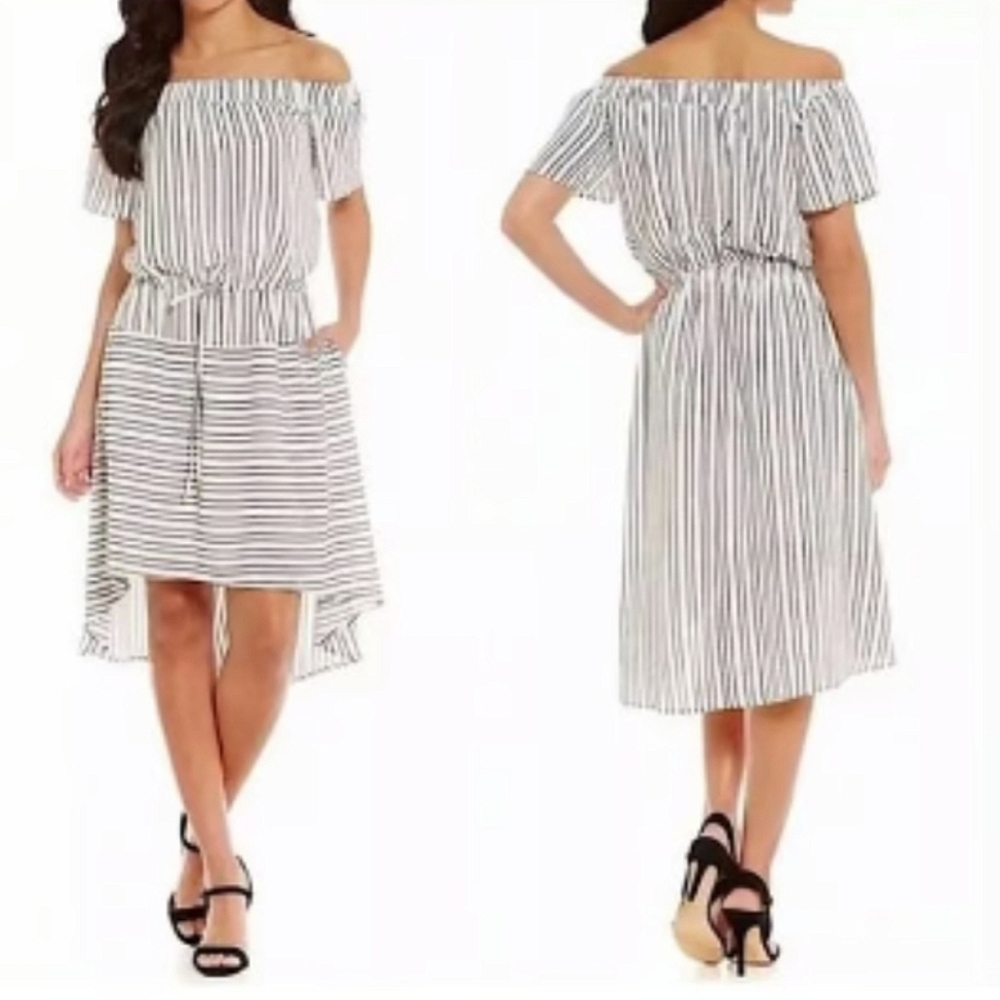 HALSTON NWT Off the Shoulder Dress